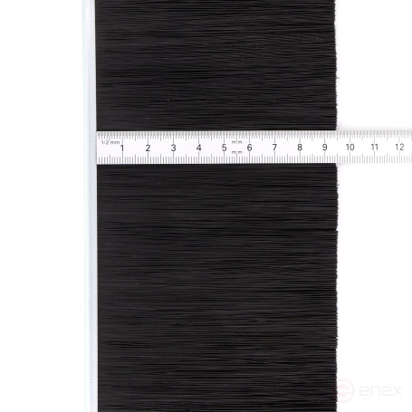 Щетка полосовая линейный уплотнитель 2500*100*5, ворс высотой 95 мм PPL черный 0,25 (EB-1126)