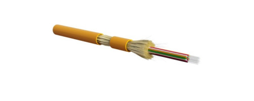 FO-DT-IN-50-24- LSZH-OR Fiber optic cable 50/125 (OM2) multimode, 24 fibers, dense buffer coating (tight buffer), for internal laying, LSZH, ng(A)-HF, -40°C - +70°C, orange