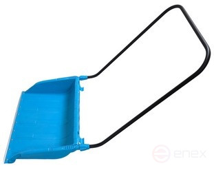 Скрепер SnowLand, стальная быстросъемная ручка (24х1мм), с цанговым соединением, без телескопического механизма, без коробки