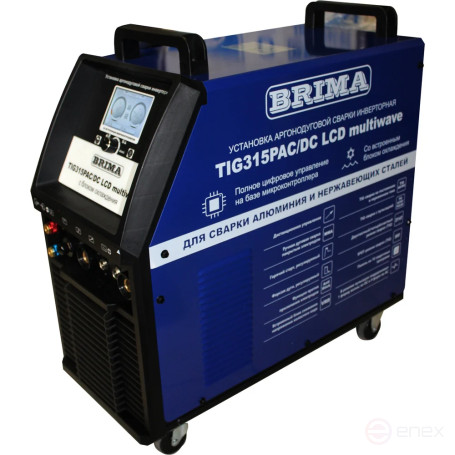 INV. ARGON-ARC WELDING UNIT TIG 315P AC/DC LCD multiwave "BRIMA" integrated cooling unit