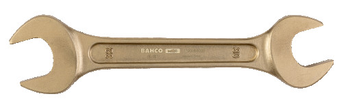 ИБ Ключ гаечный рожковый двусторонний (алюминий/бронза), 65x70 мм