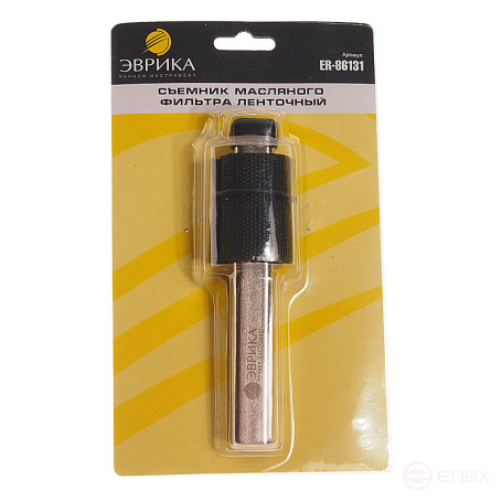 Съемник масляного фильтра ER-86131 ленточный, нейлоновый, 12.5 мм, рабочий диапазон: до 150 мм. ЭВРИКА 1/12/72