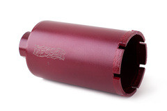 Сегментная алмазная коронка MESSER REDLINE по граниту диаметр 14 мм длина 100 мм