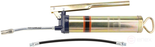 Шприц рычажно-плунжерный 300мл (гибкий шланг/трубка) (АвтоDело) 42024