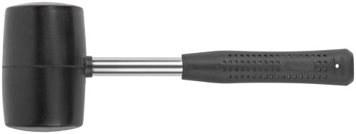 Rubber mallet, metal handle 65 mm ( 680 gr )