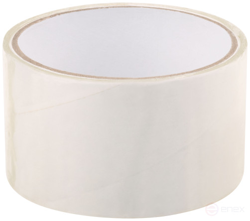 Лента клейкая сантехническая ПВХ для труб, прозрачная, 50 мм х 0,5 мм х 1,5 м