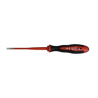 Two-component slotted screwdriver VDE 6.5 x 150 mm, Slim series