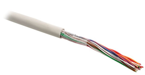 UUTP10-C3-S24-IN-LSZH-GY Cable twisted pair, unshielded U/UTP, category 3, 10 pairs (24 AWG), single-core (solid), LSZH ng(A)-HF, -20°C - +60°C, gray
