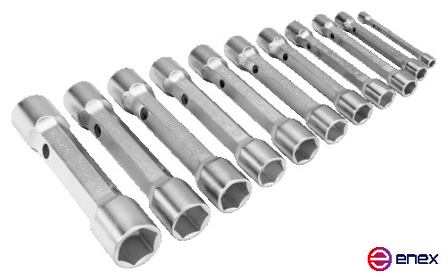 Set of end tubular keys 6 - 32 mm, 12 pcs