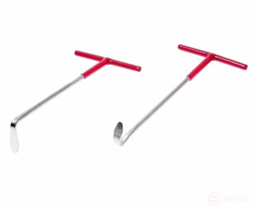 Набор крюков для снятия втулок крепления глушителя 2 предмета JTC