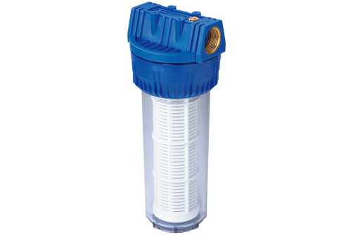 Filter 1" long, with a flushing filter cartridge