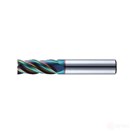 High-performance carbide end milling cutter D12x30x80x12z4 TiSiN-HP