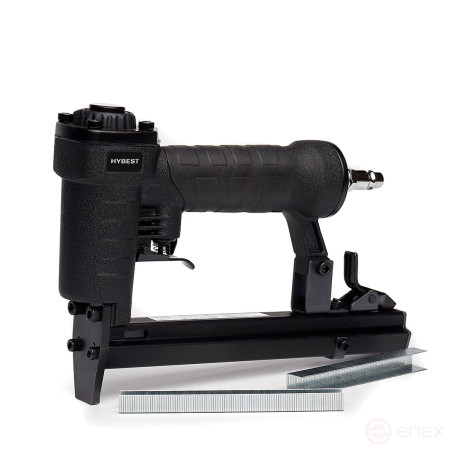Furniture staple gun Hybest 8016F (pneumatic, upholstery staples type 80 21Ga)