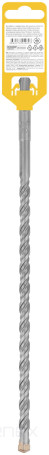 Бур по бетону SDS-PLUS, Профи, крестообразная вставка, двойная спираль, 10 х 310 мм