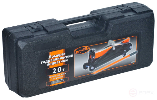 Домкрат гидр. 2.0т (135-387 мм подкатной в коробке) АвтоDело (43221)