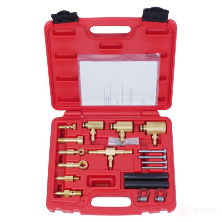 Test kit for fuel injection systems of Asian cars, case, 19 items MASTER 120-03019C