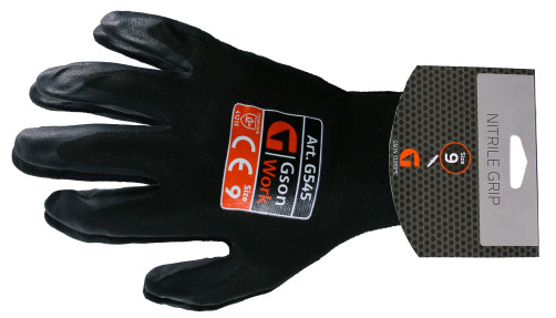 Knitted gloves with nitrile coating, p.9