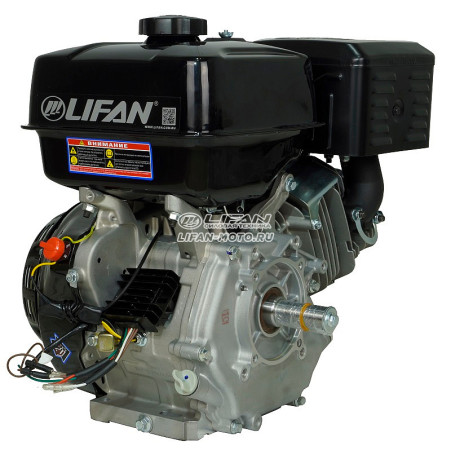 Lifan 190F-S Sport engine, 25mm shaft, 11 Amp coil