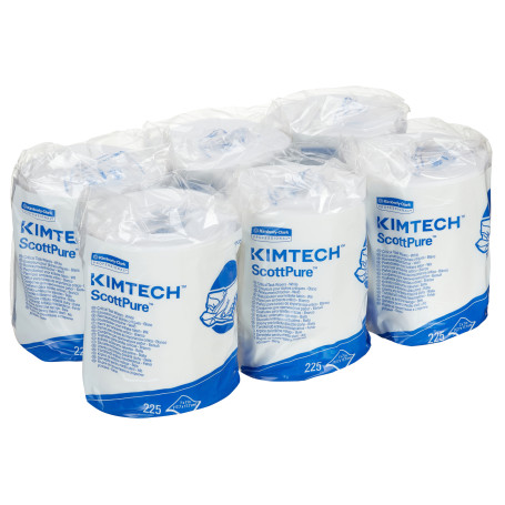 Kimtech® Cleaning material - Central Feed Roll / White (6 Rolls x 225 sheets)