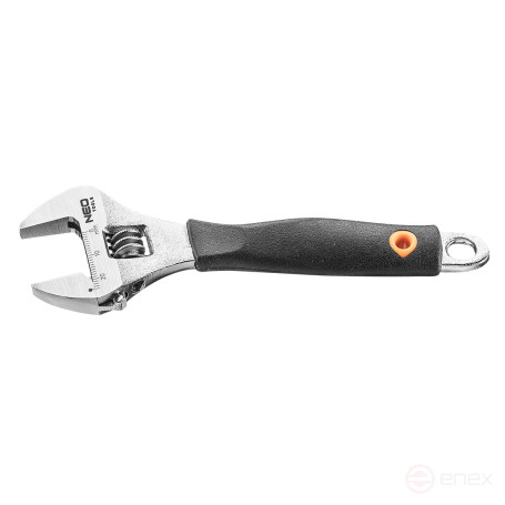 Adjustable wrench 150 mm, working range 0-23 mm