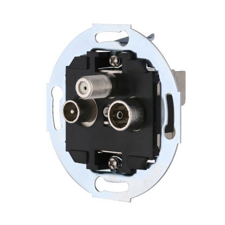 Механизм розетки TV+FM+SAT оконечный Vintage