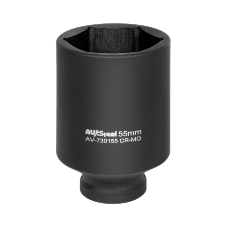 Головка ударная 3/4" шестигранная удлиненная 55мм