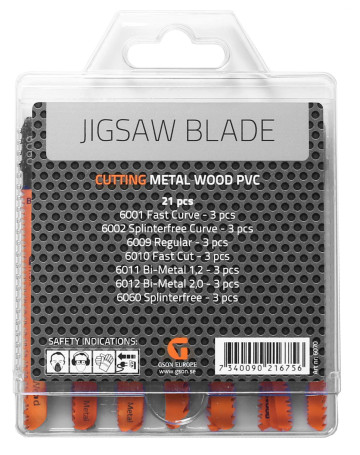 A set of canvases for Jigsaw Blade 21 pcs