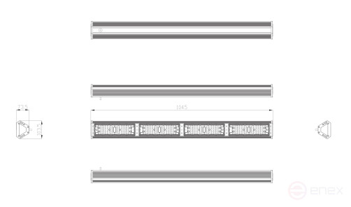 ERA SPP LED Lamp-404-0- 50K-200 200W 5000K IP54 KCC G 90°