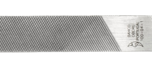 Напильник плоский без ручки 100 мм, насечка личная