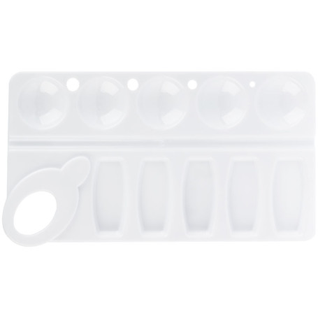 STAMM palette, rectangular, 10 cells, white