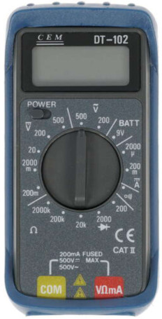 Мультиметр цифровой DT-102 CEM