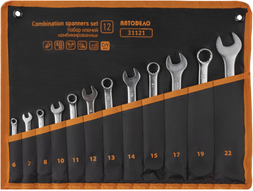 Набор комбинир.ключей АвтоDело 12шт.(сумка) 31121