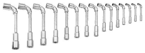 Набор изогнутых торцевых ключей серии 29М, 8 - 24 мм, 14 шт