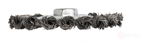 Кордщетка для МШУ радиальная витая ПРАКТИКА 125 мм, М14 (242-656)