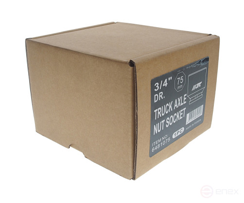 Головка торцевая 3/4" 75мм 8-ми гранная ударная L=81мм JTC