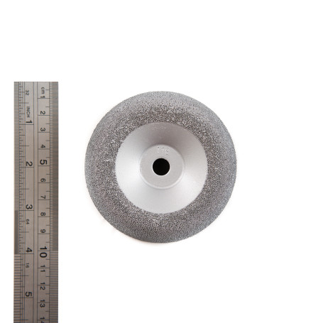 NS118 Rough hemisphere, Ø88.9x38.1mm, AH 9,5mm, 170 Grit