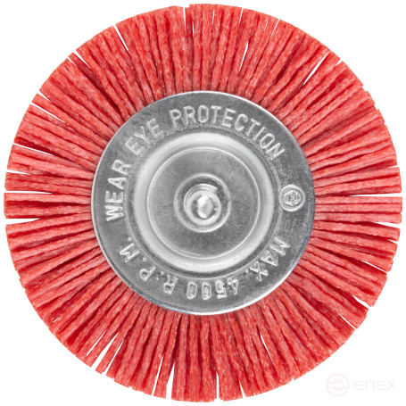 Щетка для дрели, тип "Плоская", нейлон, 75 мм, CUTOP Profi