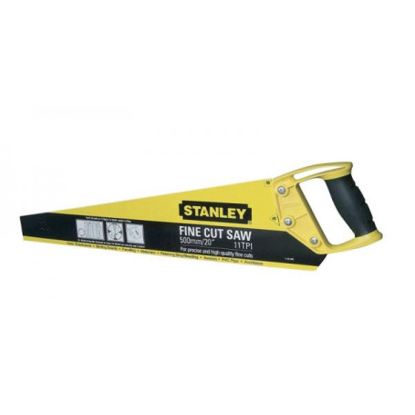 STANLEY General Purpose wood hacksaw with hardened tooth 1-20-093. 11x450 mm