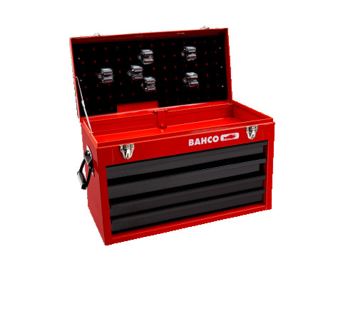 Heavy-duty Metal Tool Boxes with 4 Drawers 523x257x353 mm