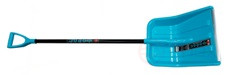 Plastic shovel Phobos 1480*405*450 d32, with aluminum handle bar and V-handle