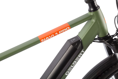 Электровелосипед Gelbert Navi 1 PRO, зеленый