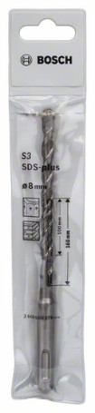Impact drills SDS plus-1 8 x 100 x 160 mm