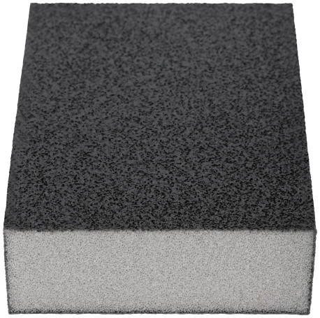 Губка шлифовальная алюминий-оксидная, 100х70х25 мм, средняя жесткость Р 180/ Р 360