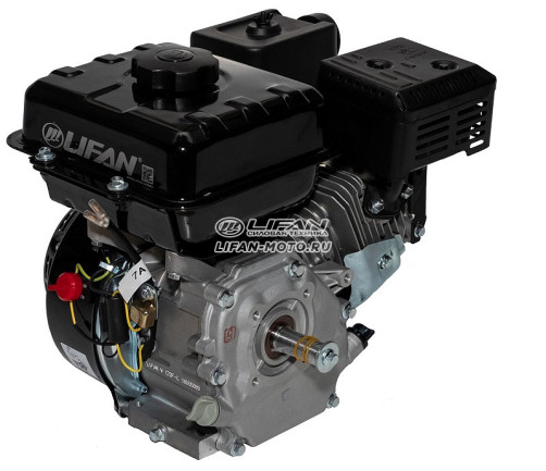 Двигатель Lifan 170F-C Pro, вал 20мм, катушка 7 Ампер