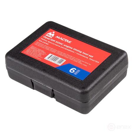 Camshaft / crankshaft locking kit, Opel/GM, case, 6 pieces MASTER 103-21516C