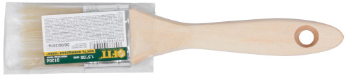 Aqua flute brush, artificial bristles, wooden handle 1.5" (38 mm)