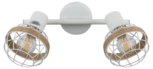 Rivoli Anselma 7034-702 spot wall and ceiling lamp 2 x E14 40 W rotary