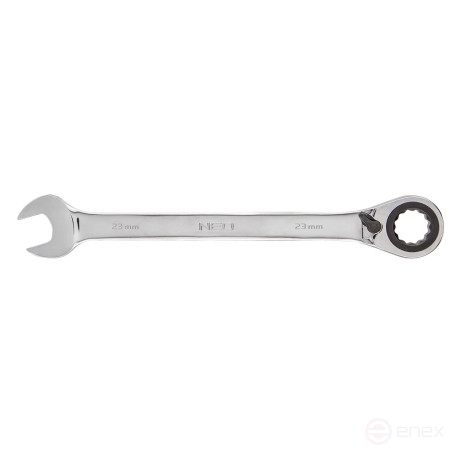 Ключ комбинированный с трещоткой 23 мм