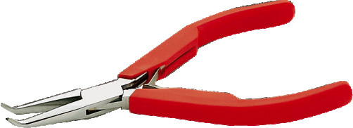 Pliers with curved lips, 129mm