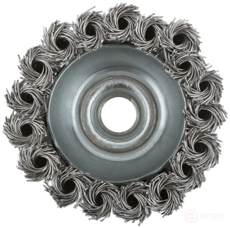 Cup type corkscrew, M14 nut, 75 mm twisted steel wire